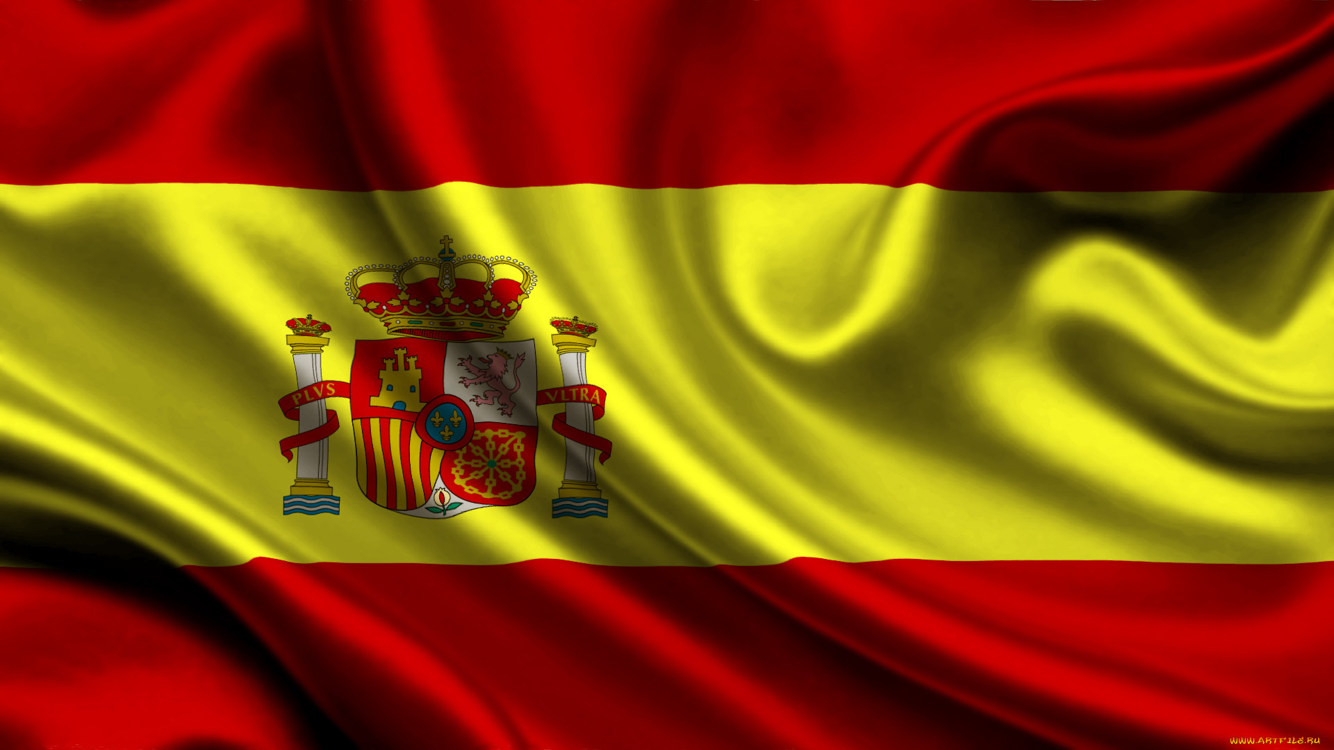 , , , flag, , satin, spain